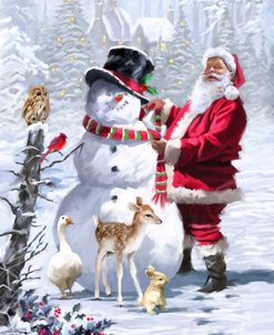 1551 Snowman and Santa
