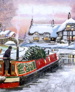 1562 Winter Canal Boat