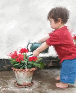 039 Boy With Watering Can