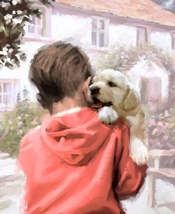 0233 Boy Holding Pup
