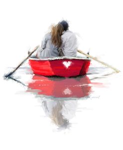 0235 Couple In Boat