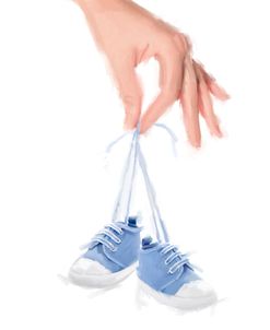 0637 Blue Booties