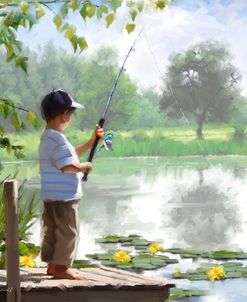 0669 Boy Fishing