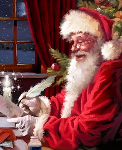 0703 Santa Writing Cards