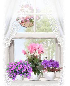 0755 Window Flowers