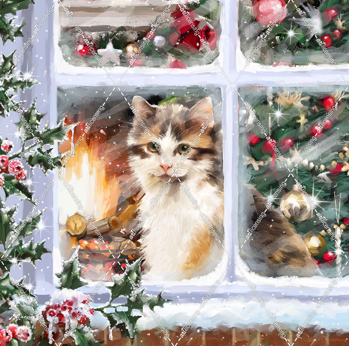 1563 Cat at Window