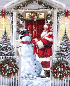 1636 Snowman and Santa