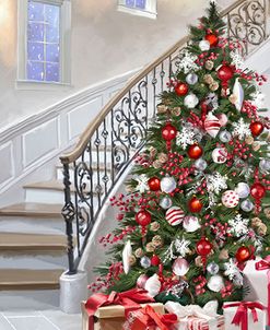 1784 Christmas Tree And Staircase