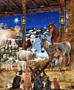 1831 Animals In Manger