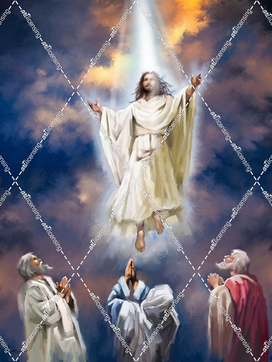 2124 Jesus Ascending To Heaven
