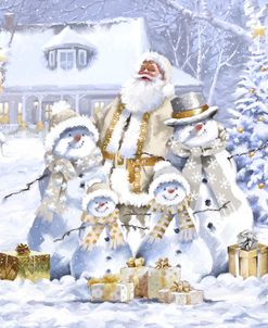 2133 Santa And Snow family