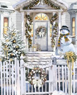 2146 White Christmas Door