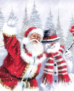 2197 Santa And Snowman