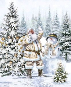 2275 Santa And Snowman
