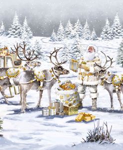 2276 Santa And Reindeer