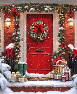 2346 Christmas Door