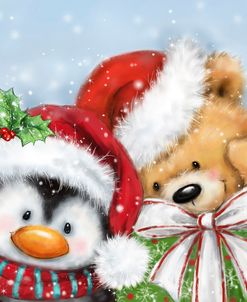 Penguin And Bear Christmas