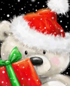 Polar Bear With Present