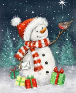 Snowman with Presents 4