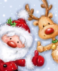 Santa and Reindeer 3