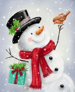 Snowman and Robin 6