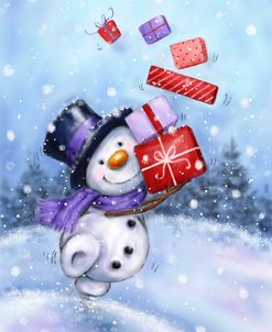 Snowman with Presents 5