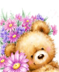Bear with Flowers 2