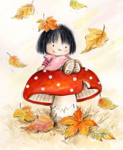 Girl on Mushroom