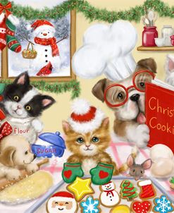 Christmas Cooking Dogs and Cats
