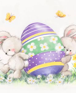 Easter Rabbits and Egg