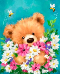 Bear with Flowers 4