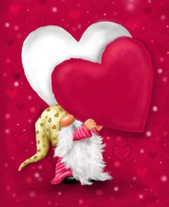 Valentine Gnome with Heart