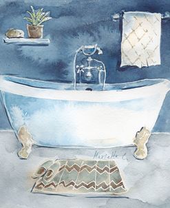 Watercolor Bathroom I