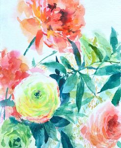 Bright Watercolor Flowers