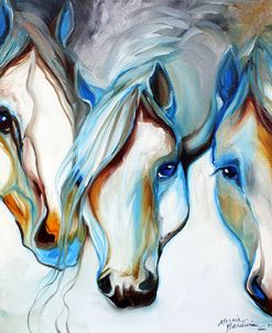 3 Nobles Equine Abstract