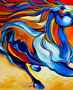 Stormy Equine Abstract