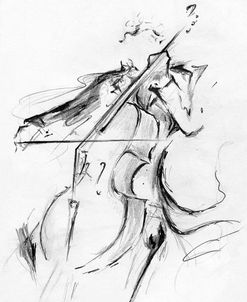 The Cellist Sketch