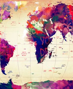 Map Of The World Vintage