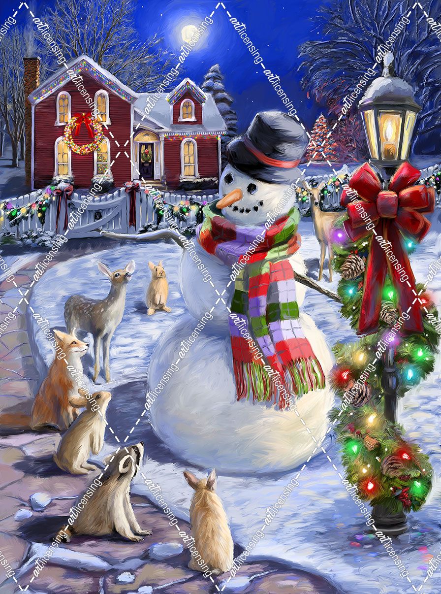 Christmas Eve Snowman