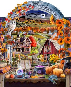 Autumn Window View