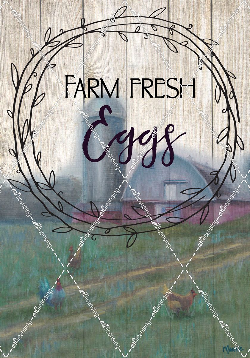 Farm Fresh Eggs-Circle