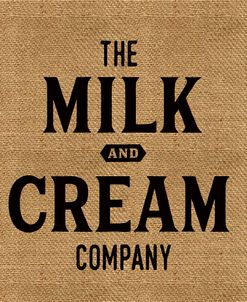 Milk Cream Company Burlap