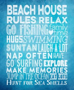 Beach House Rules