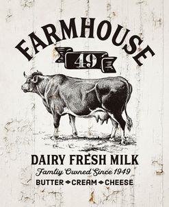 Farmhouse 49 Dairy Cow Black