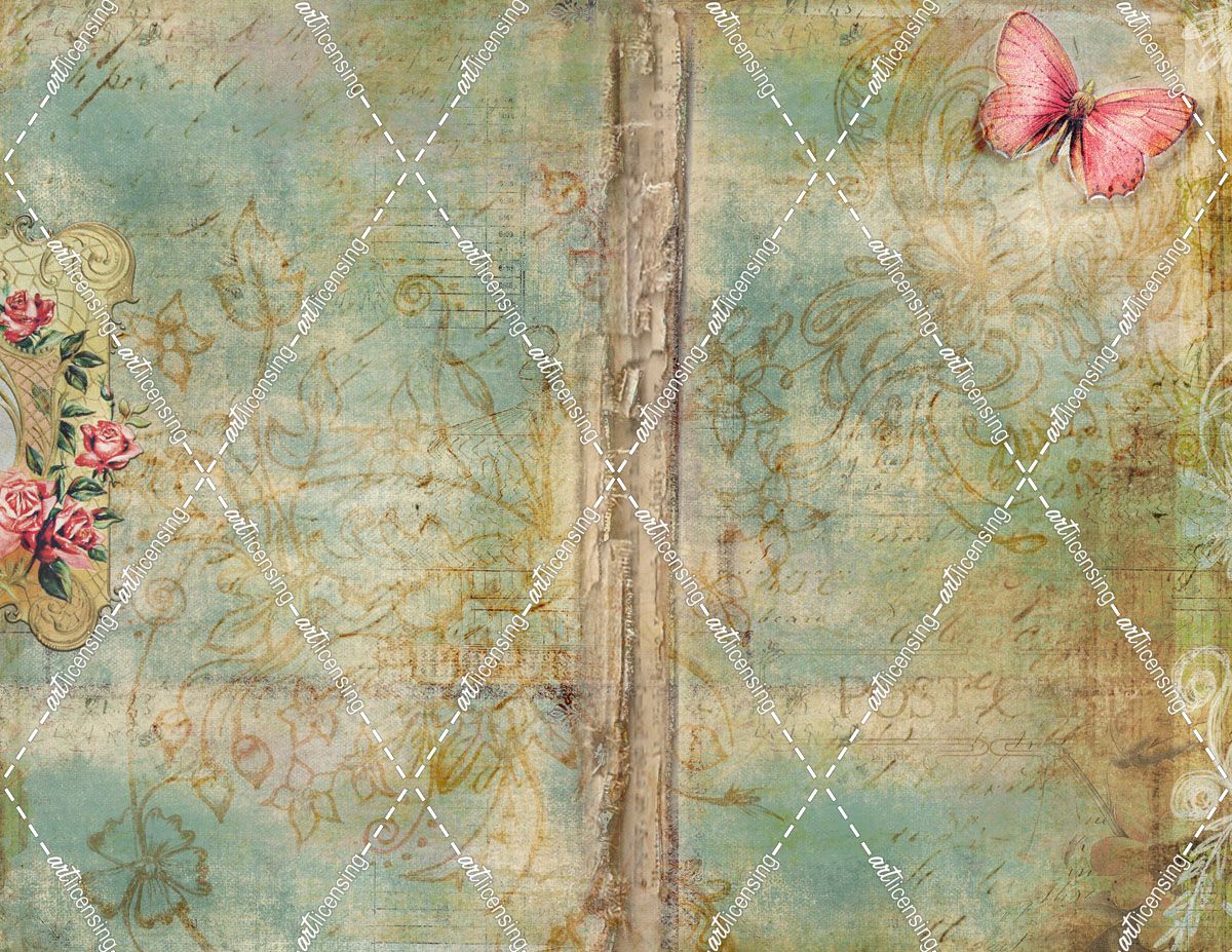 Floral Butterfly Journal