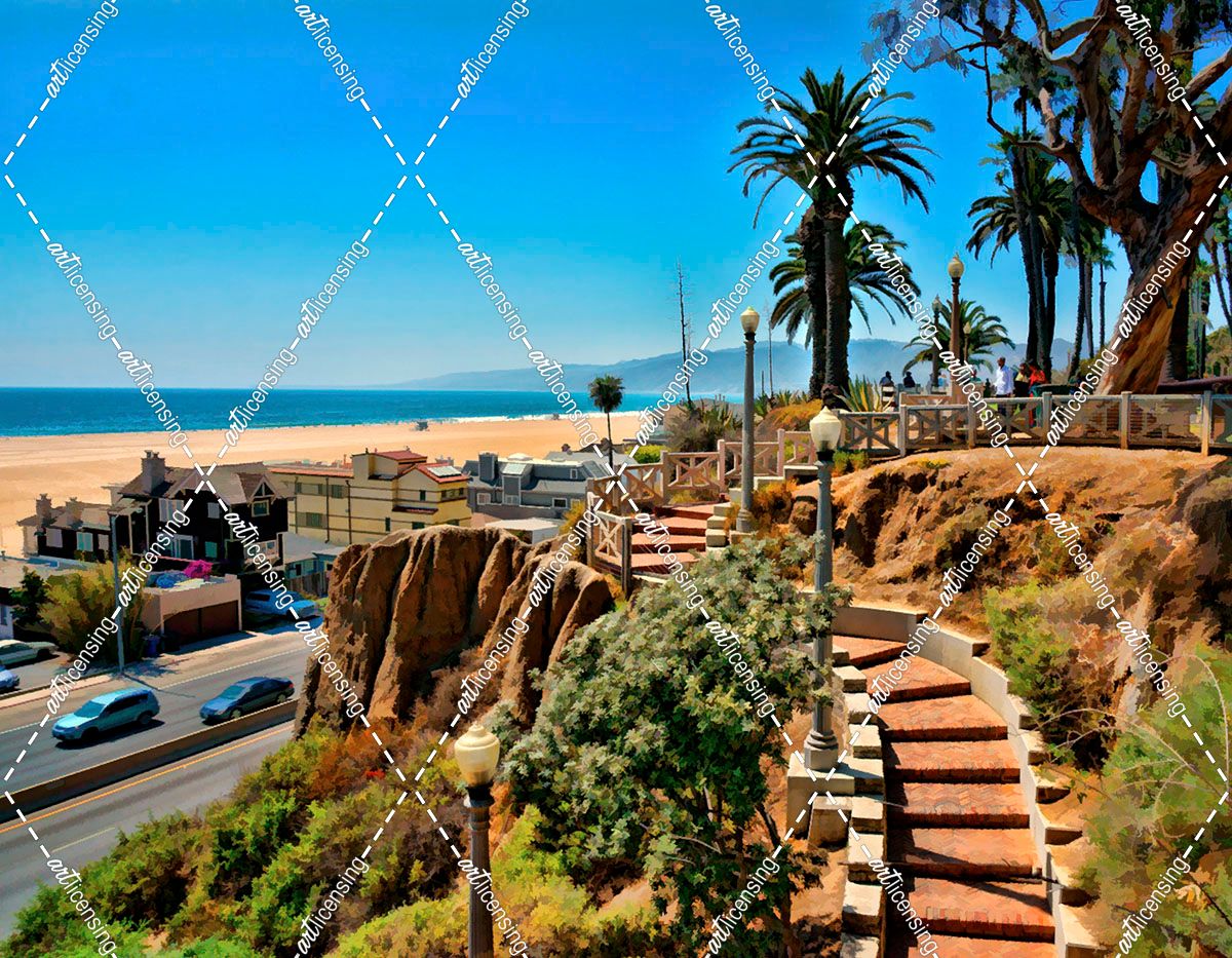 Santa Monica Cliffs Stairway2X
