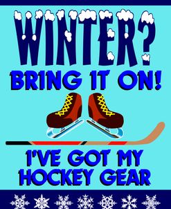 Winter Bring It Hockey