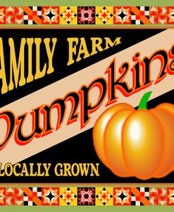Pumpkin Crate Label