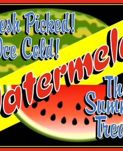 Watermelon Crate Label