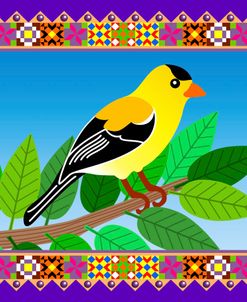 Americana Quilt Goldfinch